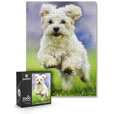 Imagem de GALVANOX Quebra-Cabeça De 1000 Peças, Cachorro Saltador Para Adultos/Adolescentes (Kit Proteção Incluído)