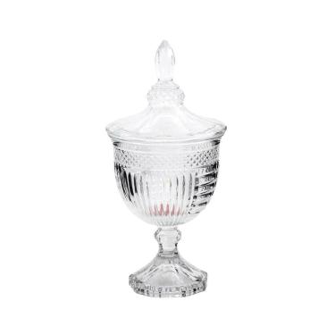 Imagem de Bomboniere Jaca Transparente Vidro 24,5Cm - Wincy