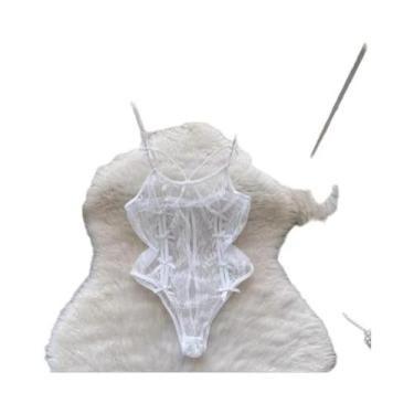 Imagem de Conjunto De Top Cropped Sem Mangas Com Babados Rosa E Saia Mini Em 2 P