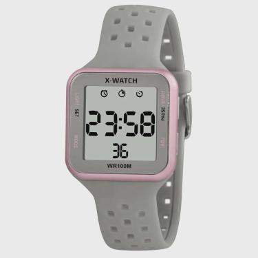 Imagem de Relógio X-Watch Feminino Xlppd034w Bxgx Retangular Digital