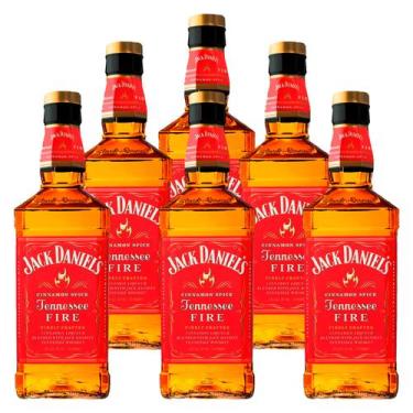 Imagem de Whisky de Canela Jack Daniel's Fire 700ml 6 Unidades