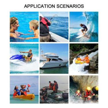 Imagem de Colete salva-vidas adulto colete de assistência caiaque esqui flutuabi