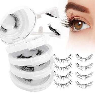 Imagem de Cílios magnéticos WENDY LASHES CX0125 Natural Look 4 pares