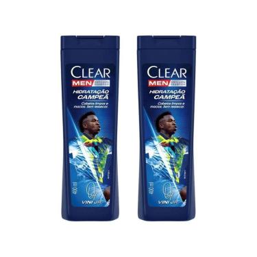 Imagem de Shampoo Clear 400Ml Men Hidrat Campea Vini Jr - Kit Com 2Un