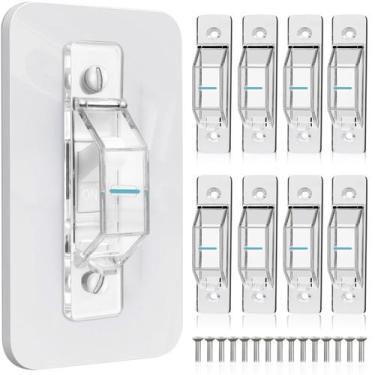 Imagem de Light Switch Cover Guard Gebena, pacote com 8 unidades que brilham no 