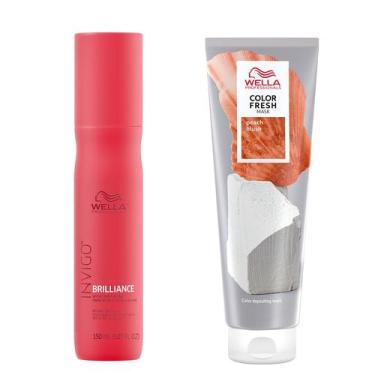 Imagem de Máscara capilar Wella Professionals Color Fresh Peach Blush