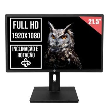 Imagem de Monitor LED 21.5 75hz Antirreflexo Full Hd Preto Brazilpc