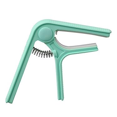 Imagem de Domary Capo de Guitarra Braçadeira Antiderrapante Ponto Universal ótima Proteção Ukulele Capo de Guitarra Elétrica Adequado para Guitarras Elétricas Acústicas Bandolins Ukuleles (Azul)