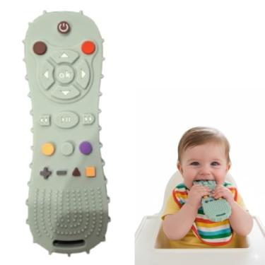 Imagem de Mordedor Aliviar dente bebê Controle sensorial borraha (Verde, Único)