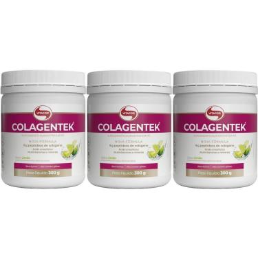 Imagem de Kit 3X Colagentek - 300g Limão - Vitafor-Masculino