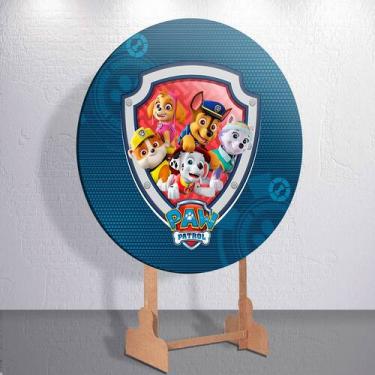 Imagem de Capa p/ Painel Festa Decoração Infantil Patrulha Dog Salvadoral Redond