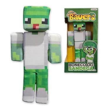 Imagem de Boneco Minecraft Pelúcia Streamer Youtuber Sandega - Mimo