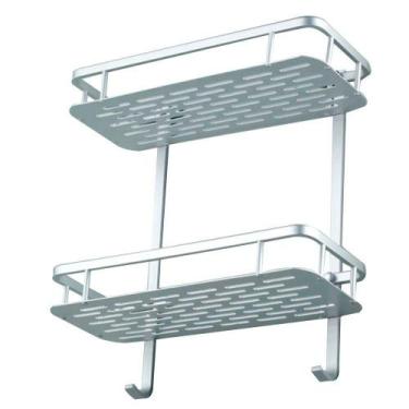 Imagem de Porta Shampoo Parede Prateleira Duplo Banheiro Chuveiro - 0