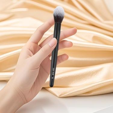 Imagem de Pincel cônico para iluminador e blush, pincel de maquiagem de precisão suave, pincel facial para definir pós, blush, bronzeador, polimento de mistura de contorno