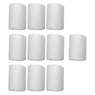 Imagem de UGPLM 10 peças de círculos de espuma para artesanato, lembrancinhas de festa, cilindros de espuma leves para modelagem para DIY, suprimentos para artesanato, 6x3.5cm