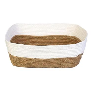 Imagem de Cesto Organizador Branco Multiuso Fibra Natural - Paramount