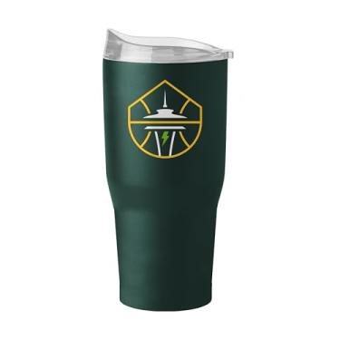 Imagem de FANMATS Copo de aço inoxidável WNBA Seattle Storm de 850 g – Acabamento em pó durável – Serve para a maioria dos porta-copos, copo WNBA oficialmente licenciado – mantém as bebidas quentes e frias por