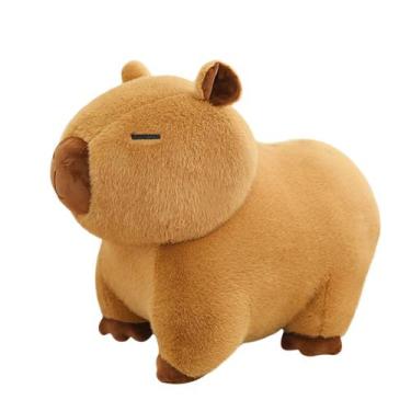 Imagem de Brinquedo de pelúcia Ditucu Capybara, 28 cm, bicho de pelúcia para cri