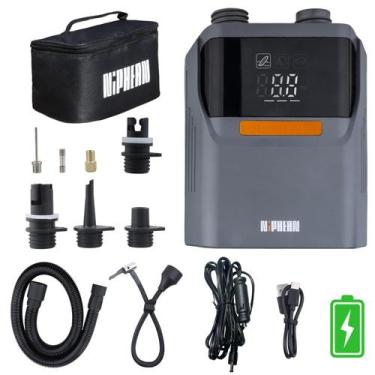 Imagem de Bomba de remo Niphean, inflador de ar de 50 PSI com bateria