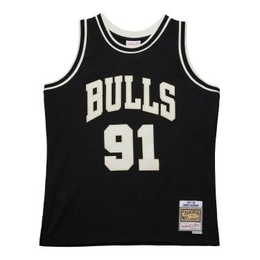 Imagem de Regata Mitchell & Ness NBA Off Court Swingman Jersey Chicago Bulls Dennis Rodman 1997 Masculino-Masculino