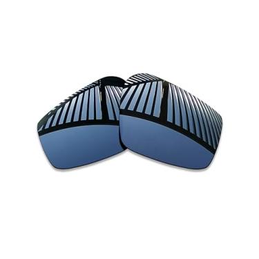 Imagem de MYCOURAG Lentes de reposição polarizadas com proteção UV para óculos de sol Oakley Massillon – Revestimento espelhado de titânio polarizado