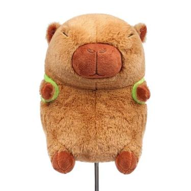 Imagem de Capa de cabeça para taco de golfe Double Bread Capybara Plush 460CC