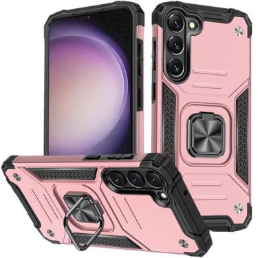 Imagem de Capa protetora HNHYGETE Military Grade 360 Samsung S23 Rose