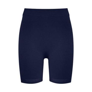 Imagem de Bermuda Legging Trifil Feminina Academia Poliamida Esportiva, Marinho,