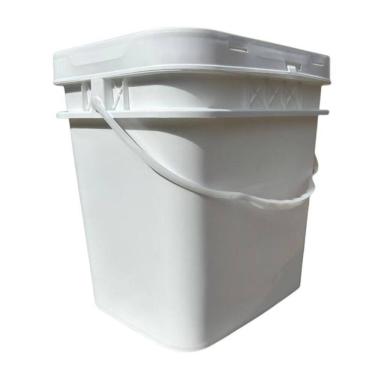 Imagem de Balde Para Alcool Em Gel 16L Retangular