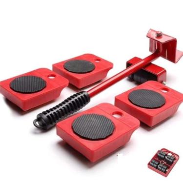 Imagem de Kit Movedor de Móveis Pesados 150kg – Levantador + Rodas 360° Pro – Transporte Fácil, Prático e Seguro para Mudanças e Limpezas