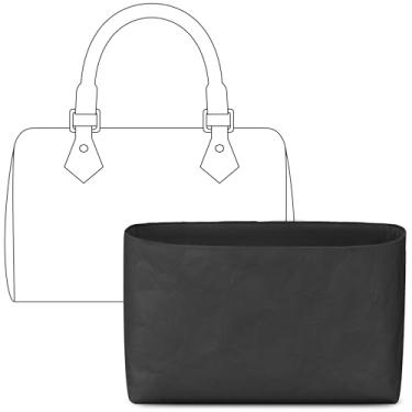 Imagem de FANJI Project Bolsa organizadora para bolsa LV Speedy Nano, ajuste personalizado no interior, preto fosco, leve, resistente à água