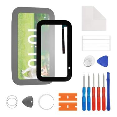 Imagem de Nova substituição de digitalizador de tela sensível ao toque SwarKing para alto-falante inteligente E-cho Show 5 (3ª geração) com kit de ferramentas de reparo gratuito (sem visor LCD)