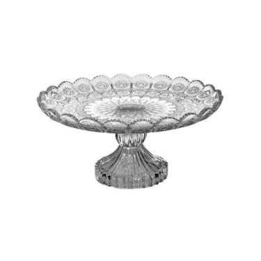 Imagem de Prato De Bolo Bohemia Vidro 30X14 Cm Wincy Casa