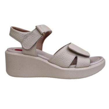 Imagem de Sandália Feminina USAFLEX Anabela Plataforma tiras autocolantes AL0404