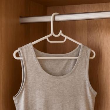 Imagem de Cabide Adulto Extra Grande Master Grosso Super 44cm Plástico Branco