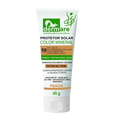 Imagem de protetor Solar 50 FPS Mineral Peach - Dermare