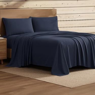 Imagem de Coleman Conjunto de lençóis King Size – Roupa de cama durável com coração ao ar livre, elegante e confiável para quarto ou cabine – cor sólida premium, construído para conforto, estilo e uso ocasional