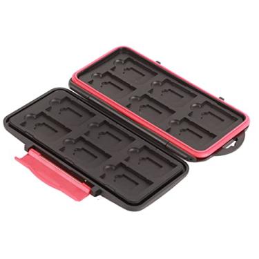 Imagem de KIMISS Estojo para Suporte de Cartão de Memória Grande Capacidade Caixa de Armazenamento Seguro à Prova de Choque para Cartões SD de Câmera Acessórios para Drones DSLR Material ABS