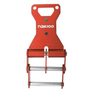 Imagem de RNXRZANK Fivela de Cinto de Ferramentas de Liga de Alumínio com Liberação Rápida para Carpinteiros, Encanadores E Outros Profissionais Da Construção Civil, Laranja Fixa, Tamanho real