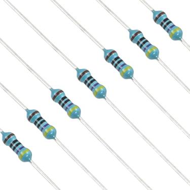 Imagem de YOKIVE 100 peças de resistores de 470 Ohm, resistor fixo de filme metálico de 1/4W (0,25 W), resistores de tolerância +/-1%, certificado ROHS