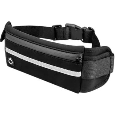 Imagem de Pochete Esportiva Pochete Corrida Academia Bike Porta Celular Garrafa Cinta Fitness Doleira Impermeavel, PREMIUM (Preto)