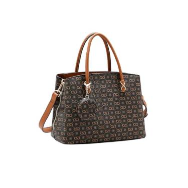 Imagem de Bolsa Feminina Chenson Original Monograma Elegance 3485407 – Café, Impermeável, 3 Divisórias