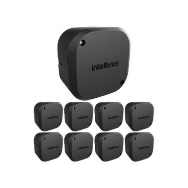 Imagem de Kit 9 Caixas de Passagem Plástica Câmeras Bullet/Dome Interno VBOX 110