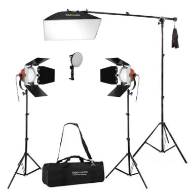 Imagem de Luzes De Estúdio + 2 Iluminadores De LED + Softbox 50x70 - Shled-004 / Shl116