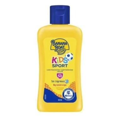 Imagem de Banana Boat Kids Sport FPS 50 60ml | Proteção Solar Amplo Espectro UVA/UVB, Muito Resistente à Água e Suor | Fórmula Sem Lágrimas e Segura para Crianças