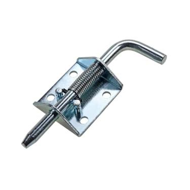 Imagem de Corrente de dobradiça de ferro com mola em forma de L dobradiça de parafuso telescópico dobradiça de porta de armário 1 peça