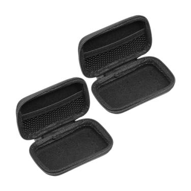 Imagem de PATIKIL Capa organizadora eletrônica de 10 x 8,15 cm, 2 peças, estojo de transporte retangular rígido de EVA à prova d'água com zíper para multímetro digital, câmera, cabo carregador, fone de ouvido