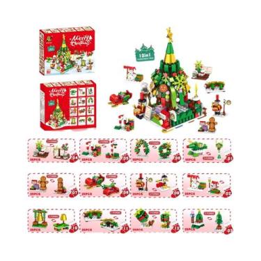 Imagem de Conjunto De Blocos De Montar Dinossauro 12 Em 1 Brinquedo Educativo Pa