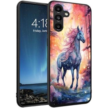 Imagem de DSRGRGFDJ Capa projetada para Samsung Galaxy S26 5G de 6,2 polegadas, capa de silicone ultrafina, antiarranhões e à prova de choque - Cavalo