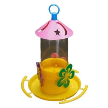 Imagem de Bebedouro Beija-flor Ecológico Com Poleiro e Chapéu - Injetfour